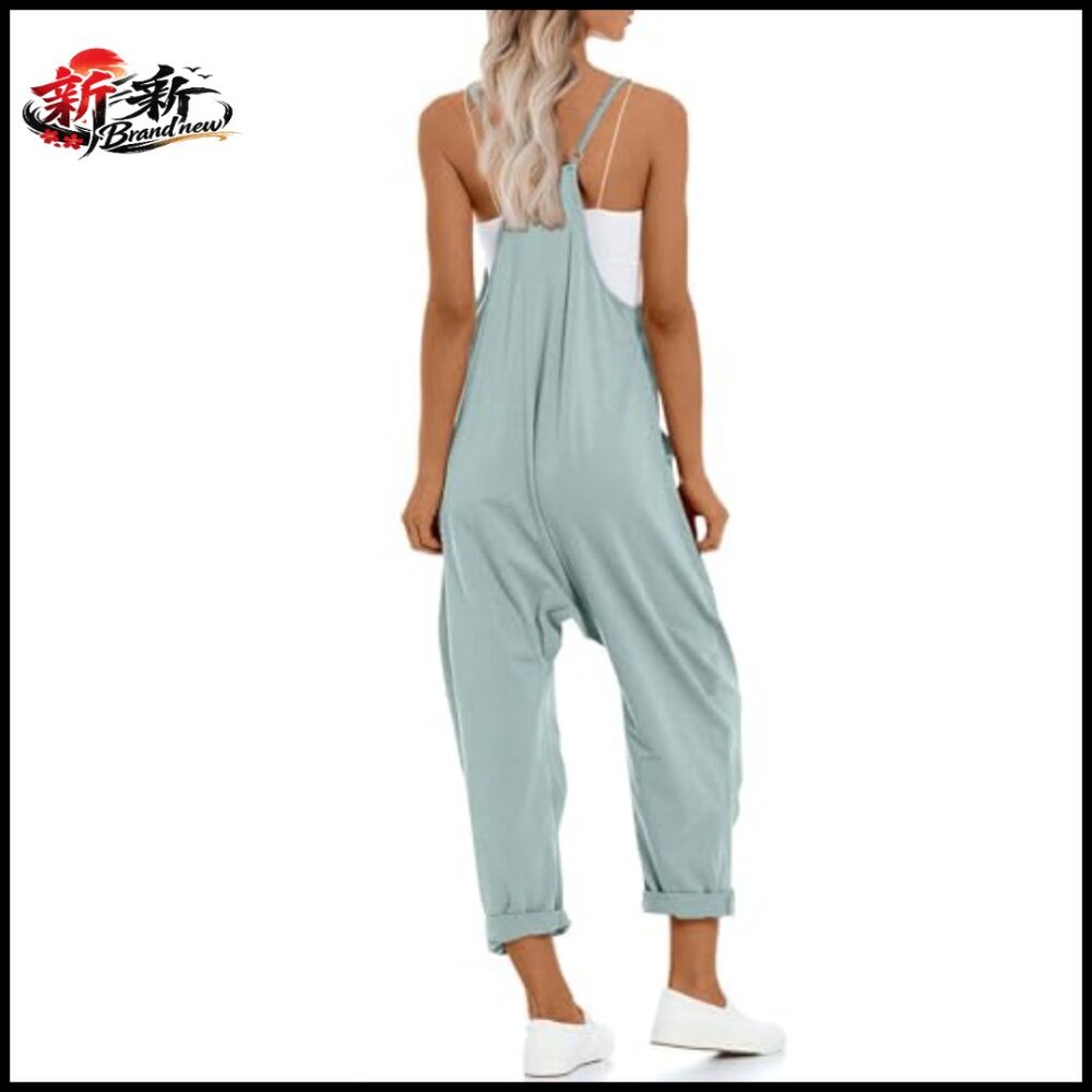 Polyester Blend Jumpsuit with Adjustable Straps, … - image 2